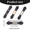 4 Sets 4 Colors PU Leather Buckles FIND-FG0002-29-2
