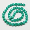 Natural Malaysia Jade Bead Strands G-M102-8mm-02-2