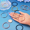 20Pcs 5 Colors Iron Rings FIND-TA0011-03-8