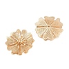 Brass Filigree Cabochons KK-CBACEE9-02A-KCG-2