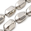 Electroplate Glass Beads Strands EGLA-F166-17P-1