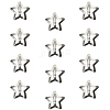 Metal Hollow Star Snap Hair Clips for Women Girls PW-WG27F79-02-1