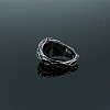 Vintage 304 Stainless Steel Finger Rings for Men WG5271E-01-4