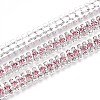 Iron Rhinestone Cup Chains CH-T006-04S-08-1
