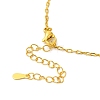 Brass Snake & Cubic Zirconia Pendant Necklaces NJEW-H170-01G-4