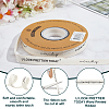 30 Yards Cotton U LOOK PRETTIER TODAY Word Printed Ribbon OCOR-WH0086-87E-4