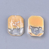 Two Tone Resin Cabochons X-CRES-T014-06J-3