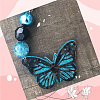 30Pcs Transparent Acrylic Pendants OACR-SC0002-30B-7