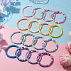 16Pcs 16 Colors Handmade Polymer Clay Beaded Stretch Bracelets Sets BJEW-JB10764-2