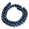 Natural Azurite Beads Strands G-Z110-C02-8mm-3