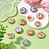 6Pcs 6 Styles Handmade Porcelain Beads PORC-YW0001-82-5