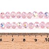 Transparent Glass Beads Strands EGLA-N016-6mm-04-4