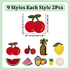 Fruit Computerized Embroidery Cloth Iron on/Sew on Patches DIY-WH0656-32-2