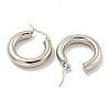 Tarnish Resistant 202 Stainless Steel Hoop Earring EJEW-H003-18P-2