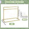 SUPERFINDINGS Iron Doll Clothes Hangers and Doll Clothes Storage Rack DIY-FH0004-43-2