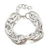 Punk & Hiphop Style Alloy Rolo Chains Link Bracelets for Women Men BJEW-K270-01P-4