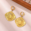 304 Stainless Steel Dangle Earrings WG7E31D-01-2