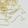 Brass Earring Hooks X-J0JQN-G-NF-1