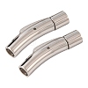 Tarnish Resistant 304 Stainless Steel Bayonet Clasps STAS-G157-02P-6mm-2