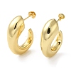 Rack Plating Brass Round Stud Earrings EJEW-Z019-10G-1