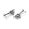 Tibetan Style Alloy Pendants TIBEP-L017-02AS-2