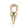 Brass Lobster Claw Clasps ZIRC-F120-015G-1