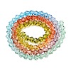 Gradient Color Baking Paint Glass Bead Strands X1-DGLA-A039-T4mm-A015-2