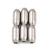 304 Stainless Steel Magnetic Clasps X-STAS-O042-A-24-5