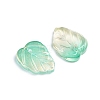 Two-Tone Transparent Glass Charms X-GLAA-H016-15E-2