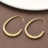 304 Stainless Steel Teardrop Dangle Earrings EJEW-Z158-01G-2