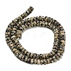 Natural Dalmatian Jasper Beads Strands G-G317-A16-3x6mm-3