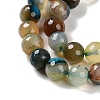 Natural Agate Beads Strands G-M437-B01-01C-4