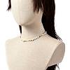 Love Beaded Necklace for Teen Girl Women NJEW-TA00008-3