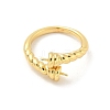 Brass Open Cuff Ring Settings KK-G518-10G-05-2