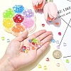 7 Colors Transparent Acrylic Beads OACR-YW0001-95-5