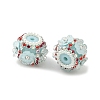 Flower Style Resin Rhinestone Beads CLAY-NH0003-05S-03-2