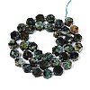 Natural African Turquoise(Jasper) Beads Strands G-P534-A26-01-2
