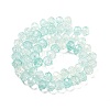 Transparent Crackle Glass Beads Strands CCG-L050-01A-07-3