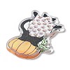 Halloween Theme Ghost Opaque Acrylic Pendants SACR-Z005-06A-2