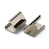 Brass Ribbon Crimp Ends KK-WH0046-34A-P-2