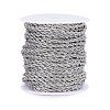 Tarnish Resistant 304 Stainless Steel Rope Chains CHS-H020-04P-2