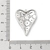 Brass Micro Pave Clear Cubic Zirconia Pendants KK-L228-43B-P-3