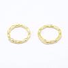 Brass Micro Pave Grade AAA Cubic Zirconia Linking Rings ZIRC-P067-16-NR-1