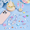240Pcs 8 Colors Acrylic Beads MACR-PH0001-82-5
