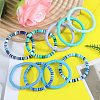 15Pcs Polymer Clay Bracelets BJEW-SW001594-3