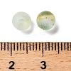 Frosted Transparent Acrylic Beads OACR-F013-12H-3