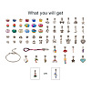 Craftdady DIY Europen Bracelet Necklace Making Kit DIY-CD0001-46-3