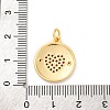 Brass Micro Pave Cubic Zirconia Pendants KK-U033-11G-01-3