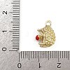 Alloy Enamel Charms FIND-I052-03G-01-3