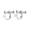 316 Surgical Stainless Steel Clip-on Earring Findings STAS-Z127-02P-1